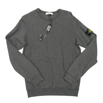 STONE ISLAND CREWNECK SWEATSHIRT DARK GREY