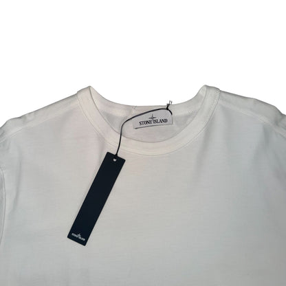 STONE ISLAND CREWNECK SWEATSHIRT WHITE