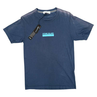 STONE ISLAND MICRO GRAPHIC TEE NAVY