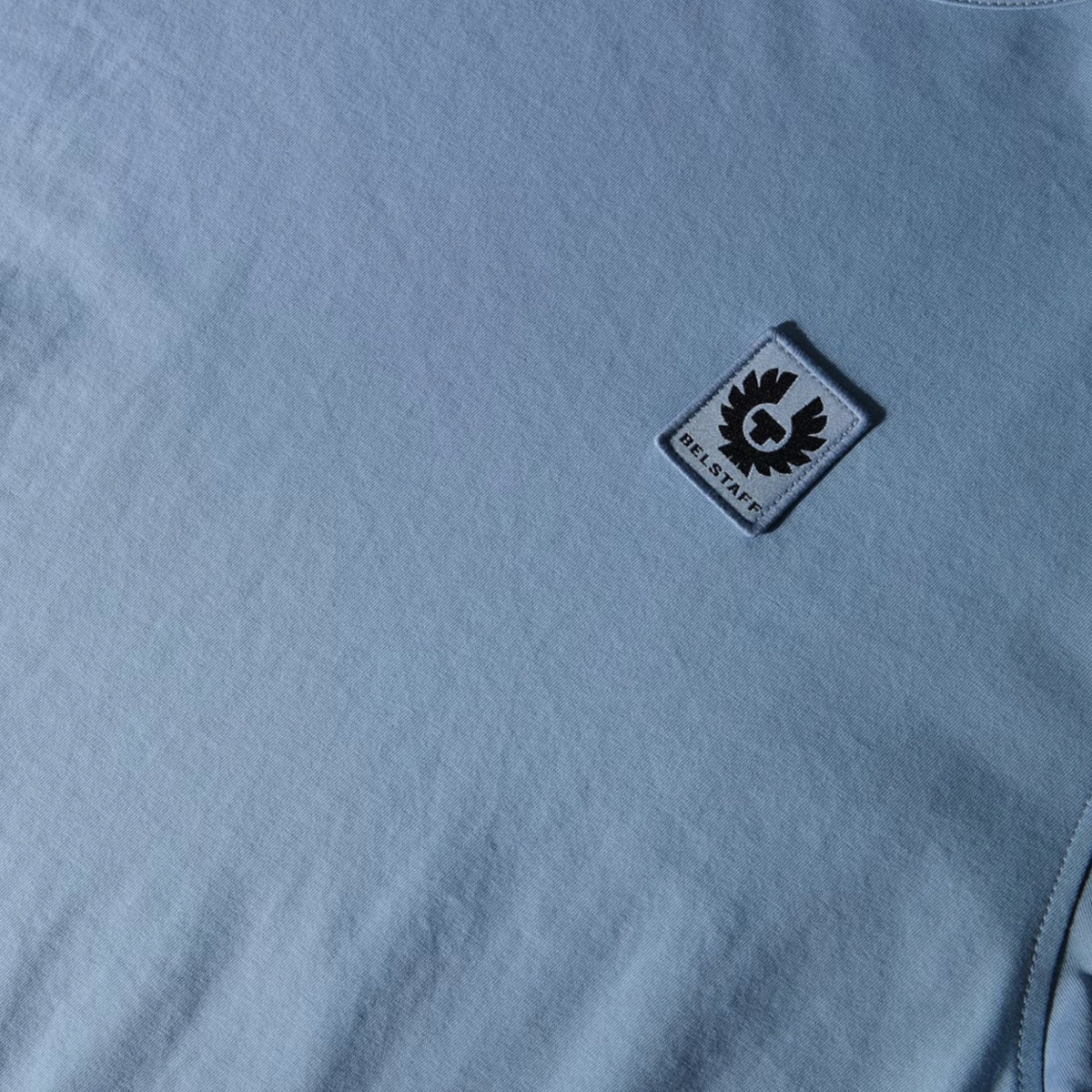 BELSTAFF PHOENIX PATCH LOGO T-SHIRT MIST BLUE