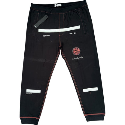 STONE ISLAND “ISOLA DI PIETRA” PRINT FULL TRACKSUIT BLACK