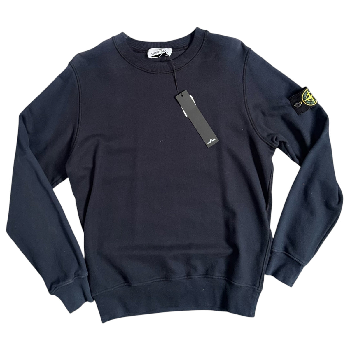STONE ISLAND CREWNECK SWEATSHIRT NAVY