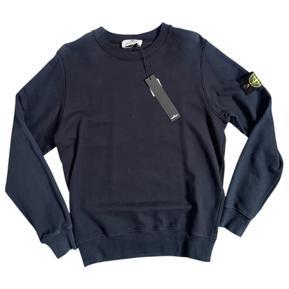 STONE ISLAND CREWNECK SWEATSHIRT NAVY