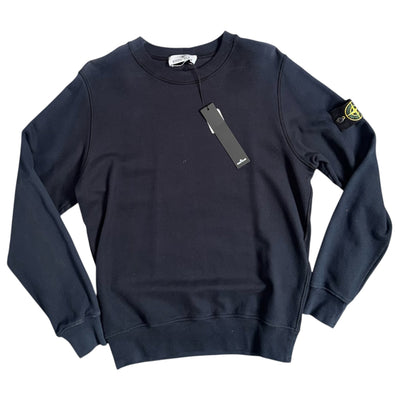 STONE ISLAND CREWNECK SWEATSHIRT NAVY