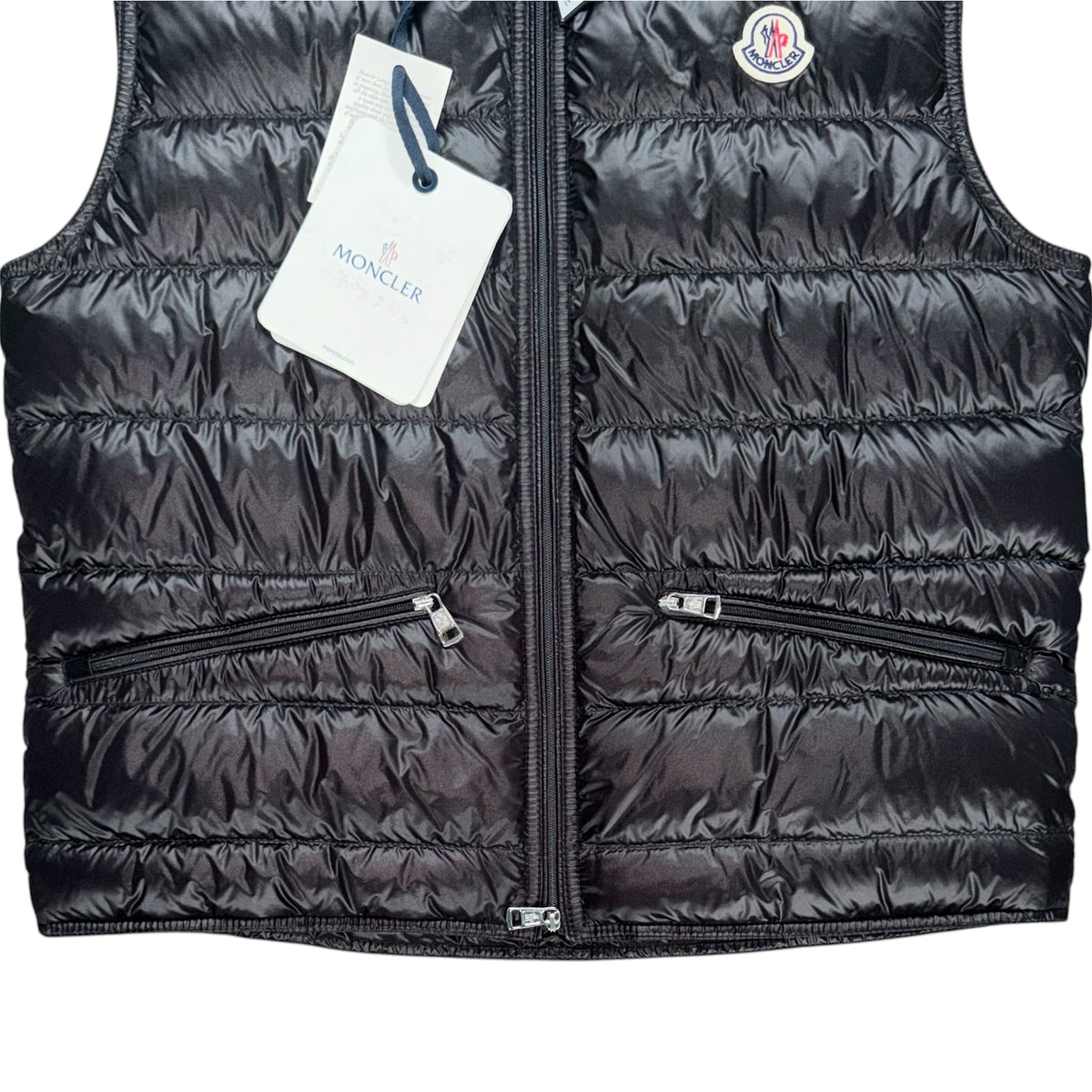 MONCLER GUI GILET BLACK