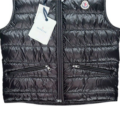 MONCLER GUI GILET BLACK