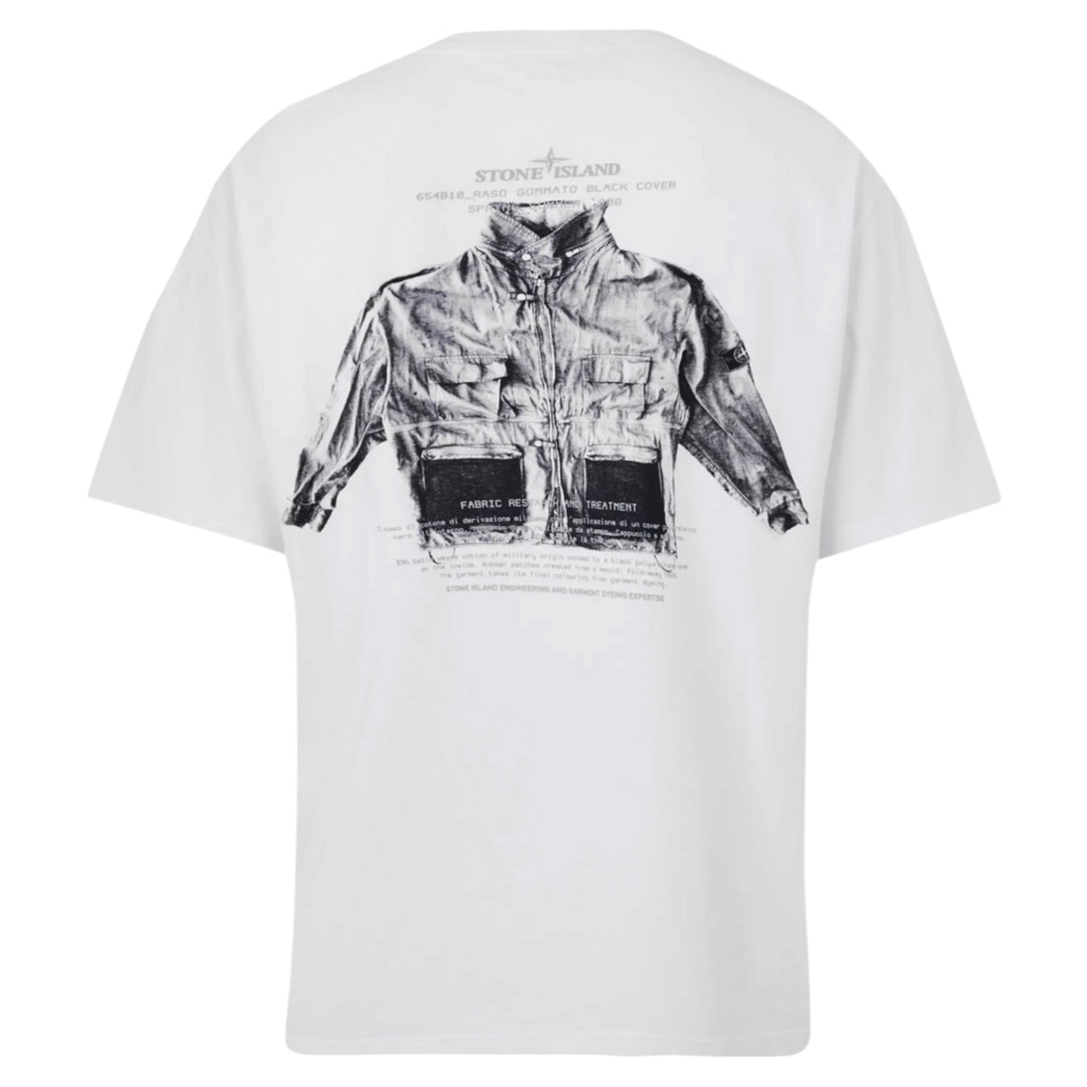 STONE ISLAND ARCHIVO BACK LOGO T-SHIRT WHITE
