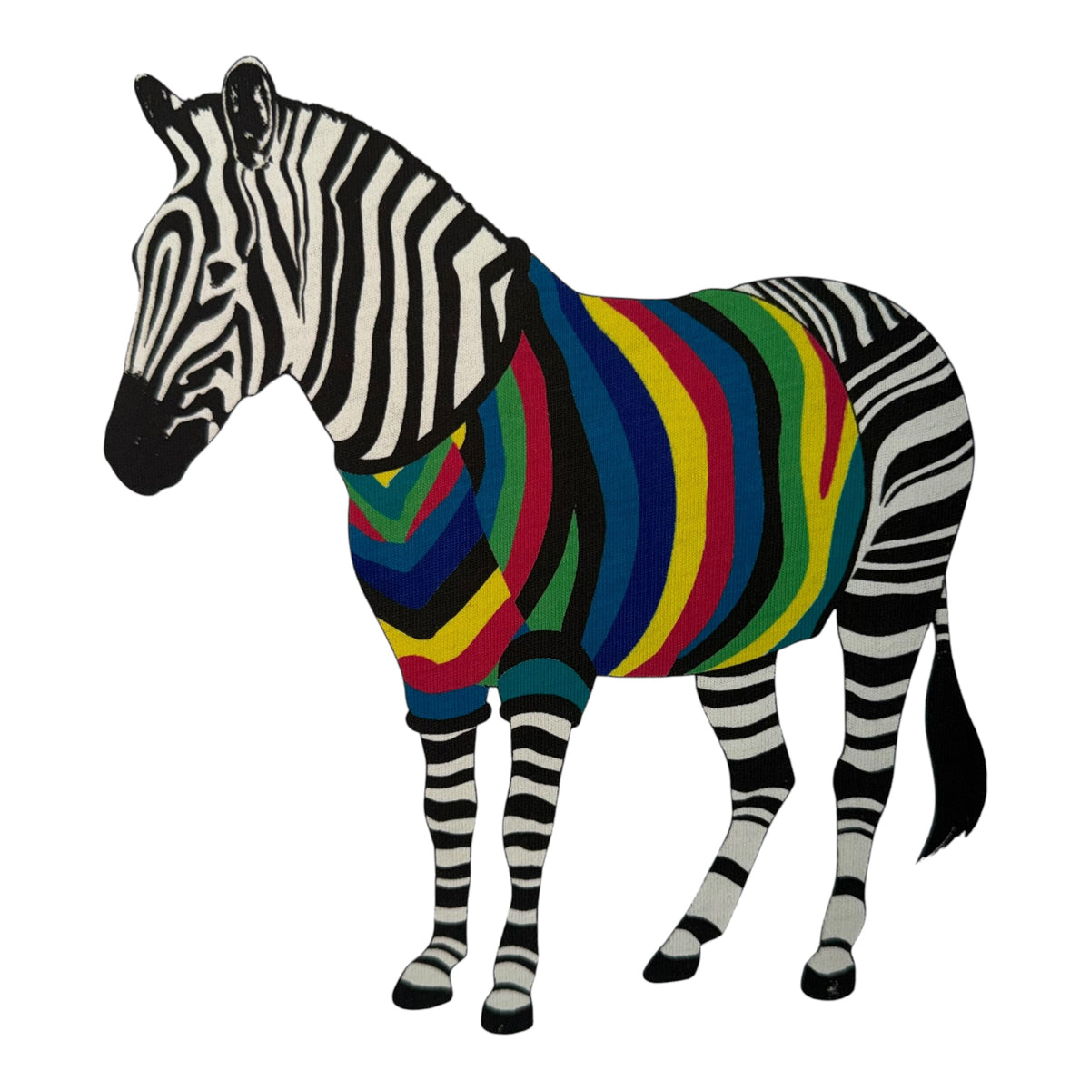 PAUL SMITH ZEBRA PRINT T-SHIRT WHITE