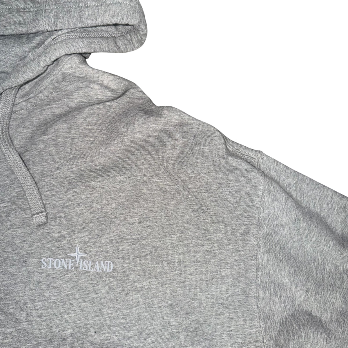 STONE ISLAND FULL ZIP HOODIE GREY