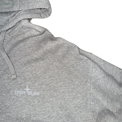 STONE ISLAND FULL ZIP HOODIE GREY