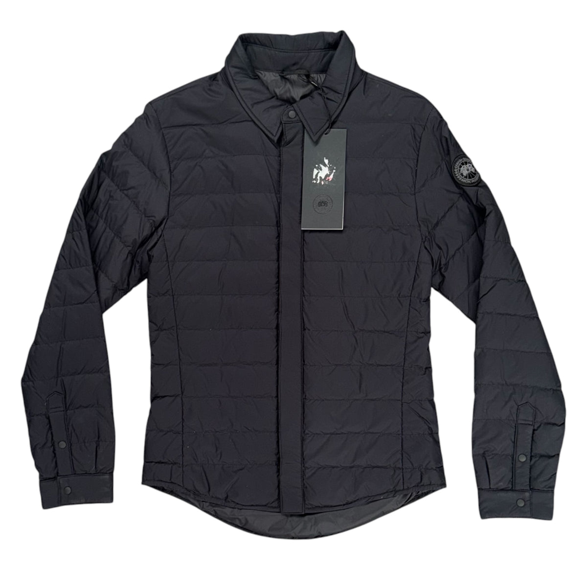 CANADA GOOSE JACKSON DOWN SHIRT JACKET BLACK