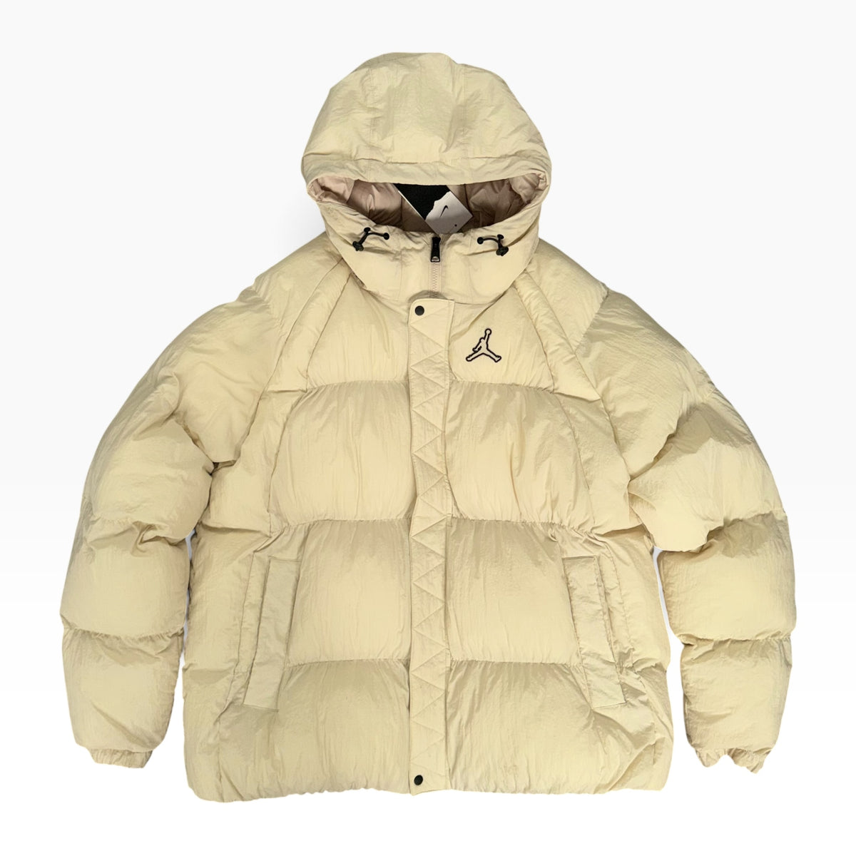 JORDAN ESSENTIAL MENS POLY PUFFER JACKET BEIGE