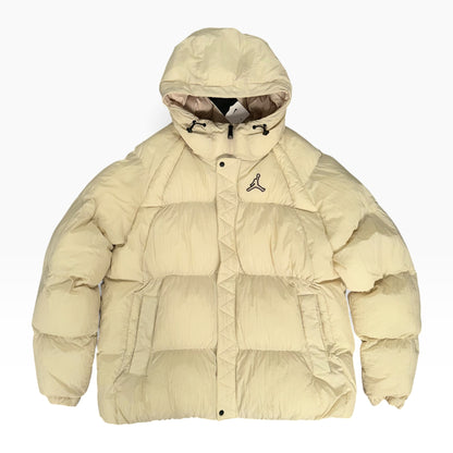 JORDAN ESSENTIAL MENS POLY PUFFER JACKET BEIGE