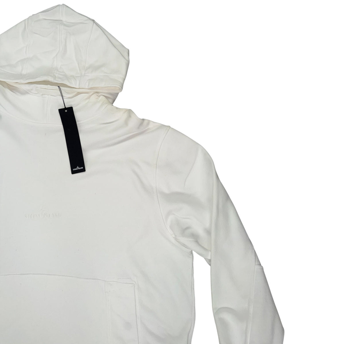 STONE ISLAND CENTRE LOGO TRACKSUIT WHITE