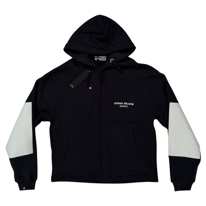 STONE ISLAND MARINA COTTON FLEECE TRACKSUIT NAVY