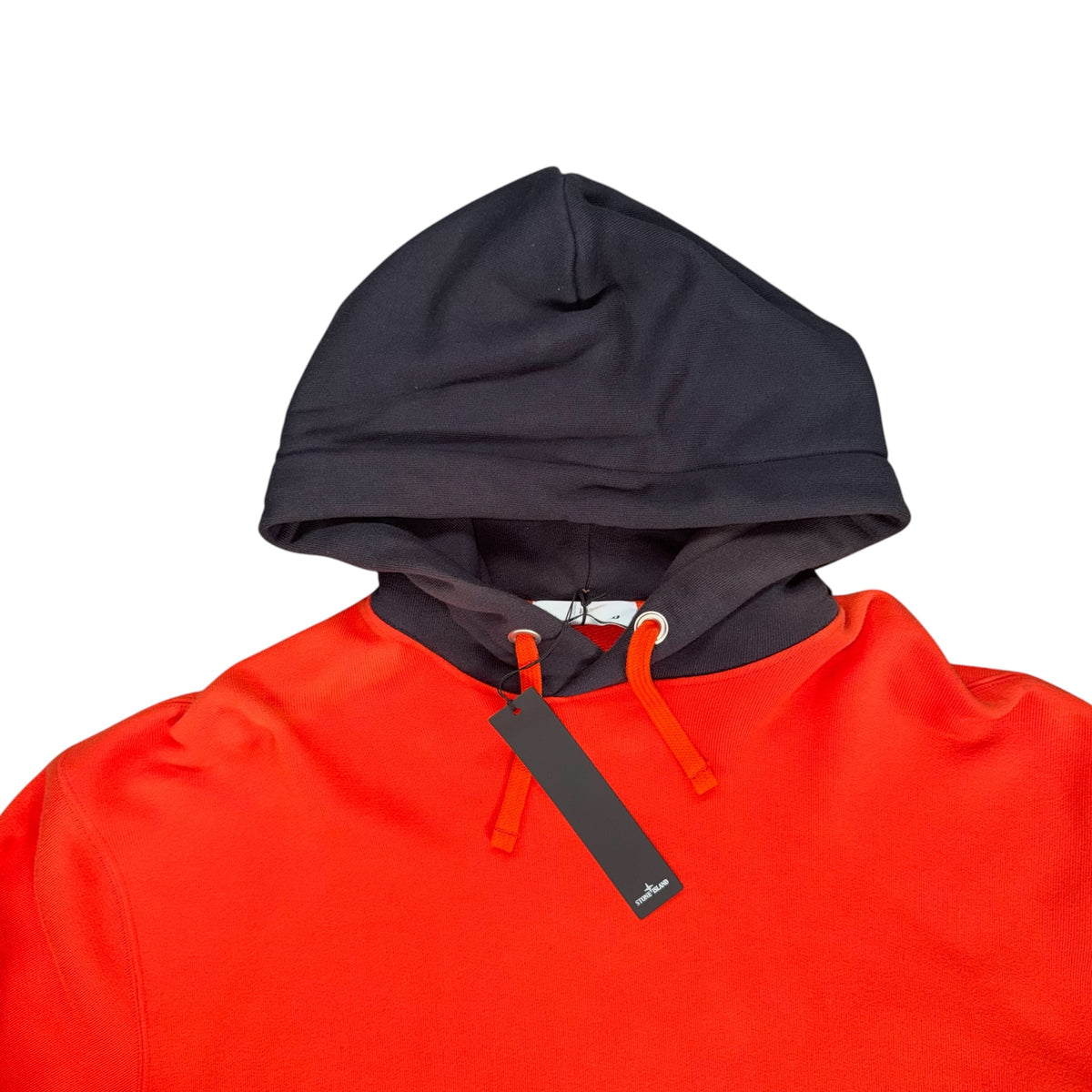 STONE ISLAND MARINA 2023 ORGANIC COTTON FLEECE TRACKSUIT ORANGE