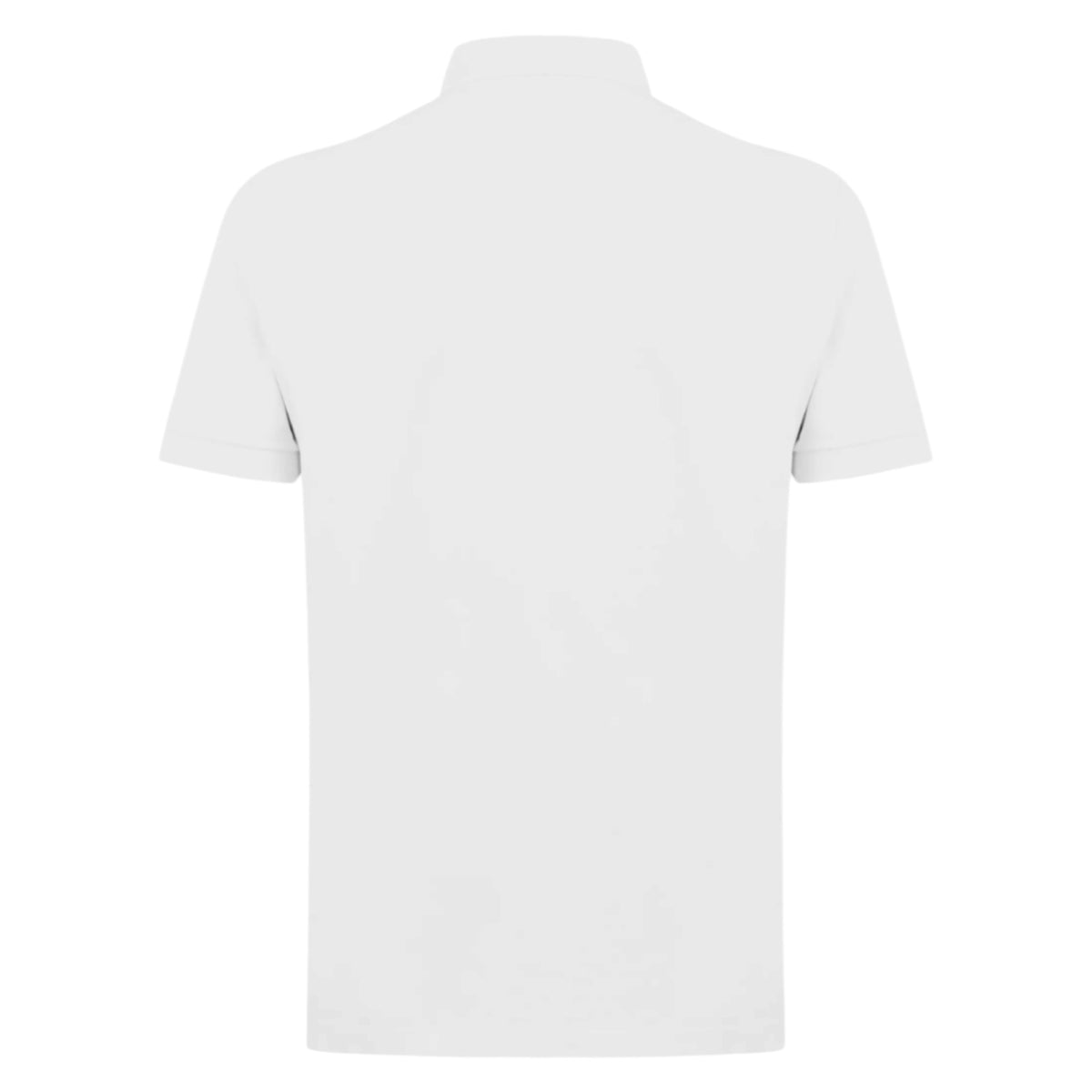 STONE ISLAND PATCH LOGO POLO SHIRT WHITE