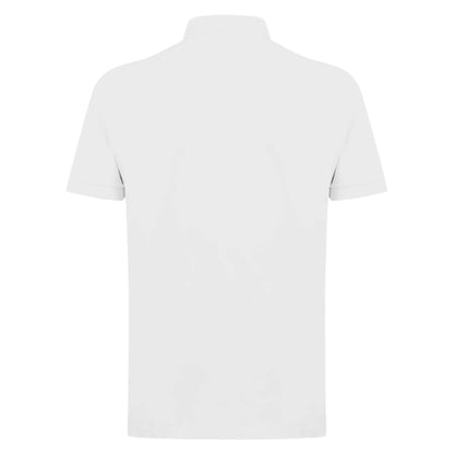 STONE ISLAND PATCH LOGO POLO SHIRT WHITE