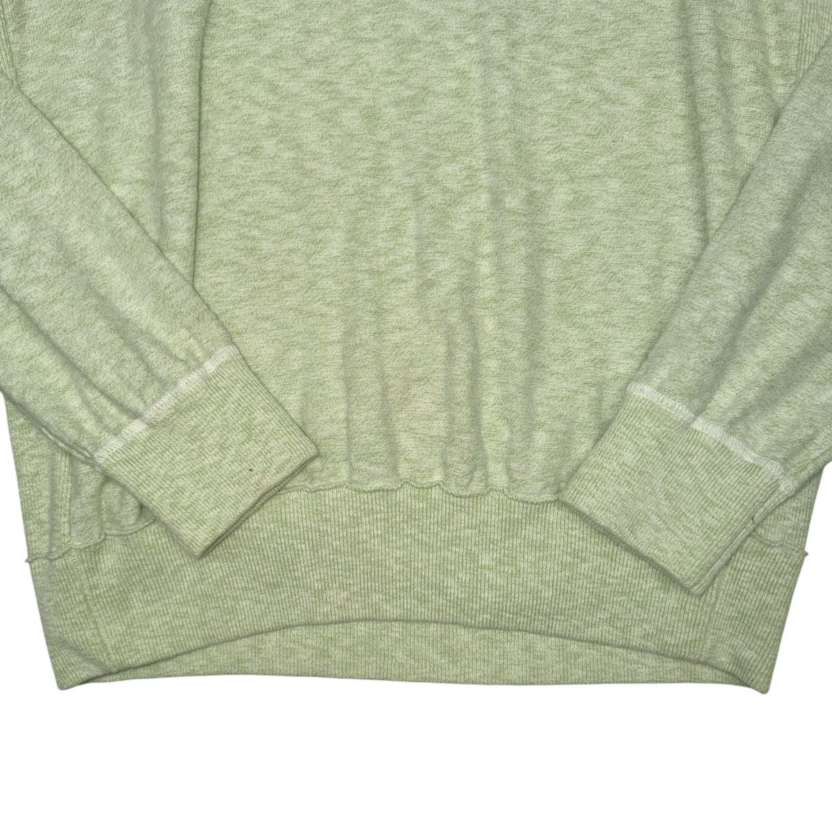 STONE ISLAND COTTON FLEECE CREWNECK MINT GREEN