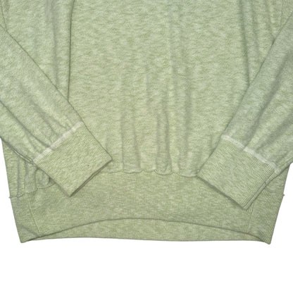 STONE ISLAND COTTON FLEECE CREWNECK MINT GREEN