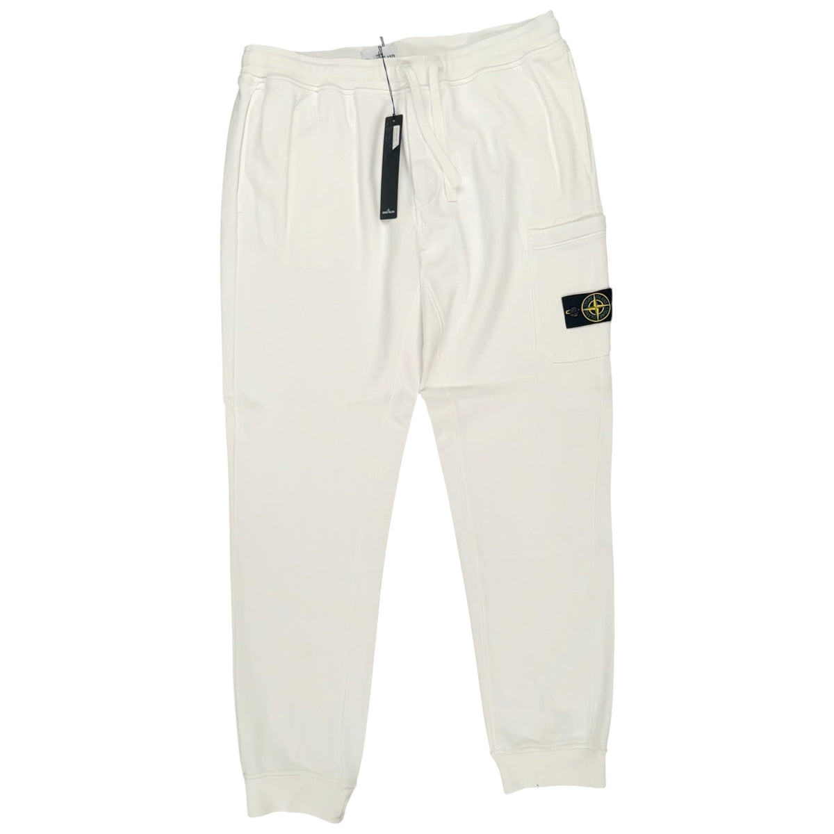 STONE ISLAND FULL ZIP UP TRACKSUIT WHITE