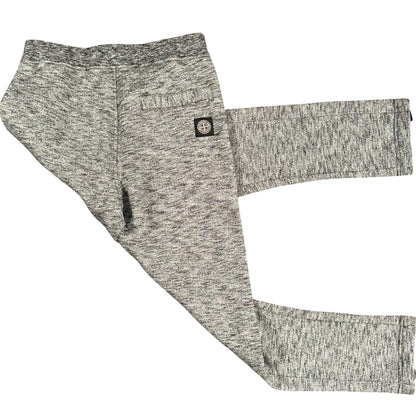 STONE ISLAND COTTON FLEECE JOGGERS GREY