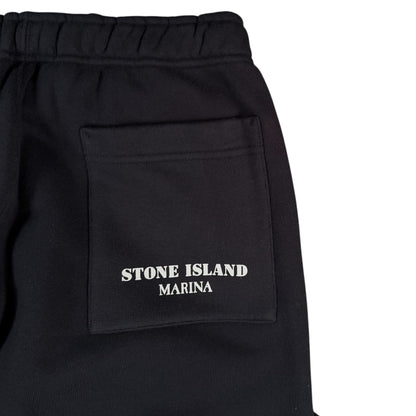 STONE ISLAND MARINA COTTON FLEECE TRACKSUIT NAVY