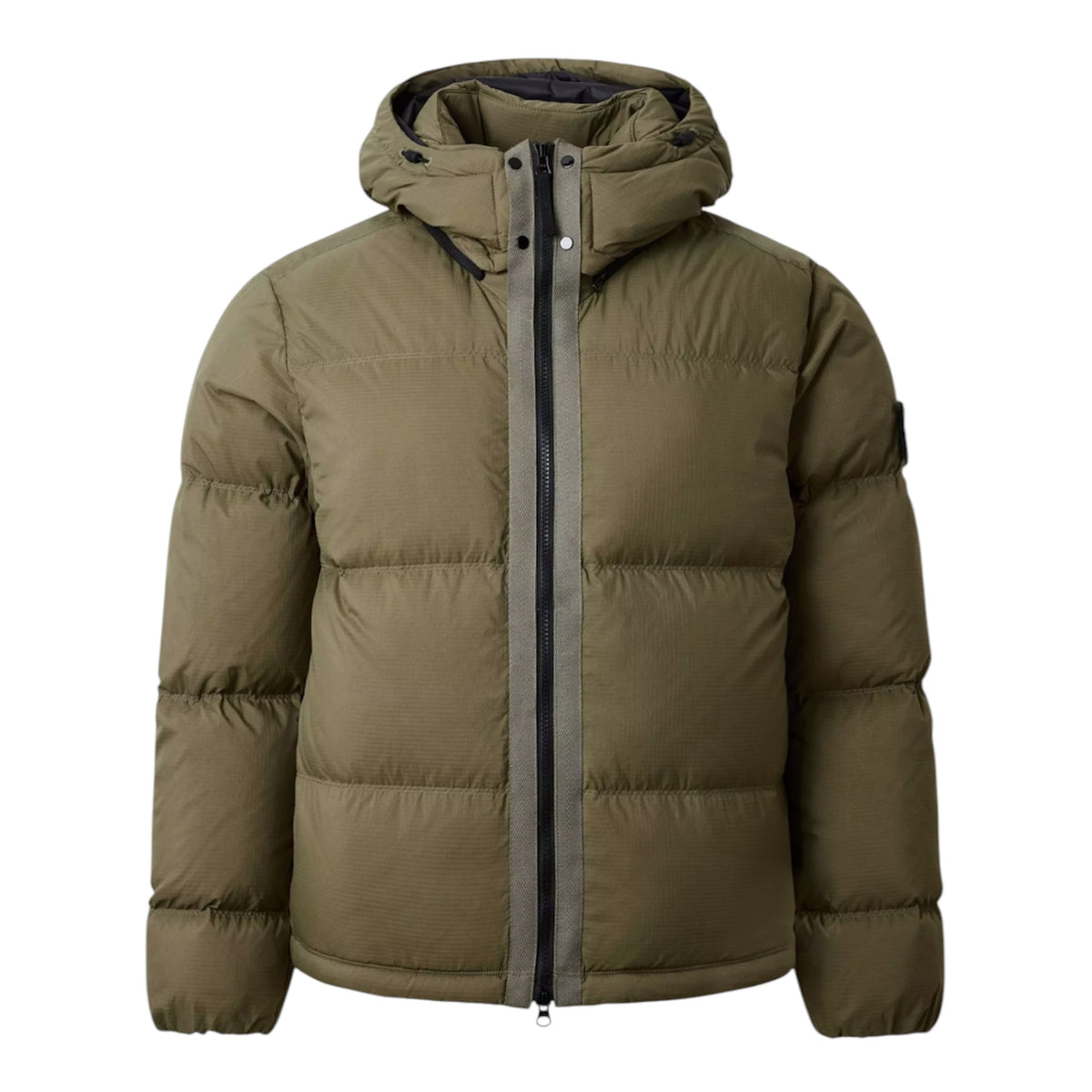 STONE ISLAND CORDURA HOODED PUFFER JACKET MILITARY GREEN