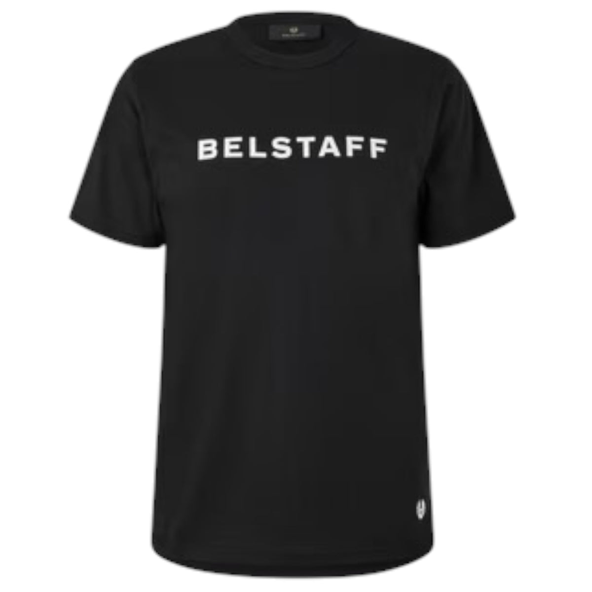 BELSTAFF SPELLOUT LOGO T-SHIRT BLACK