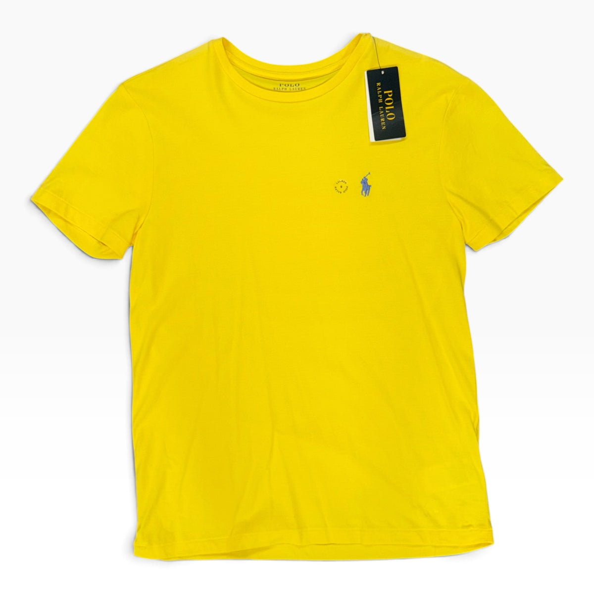 POLO RALPH LAUREN COTTON CREWNECK TEE YELLOW