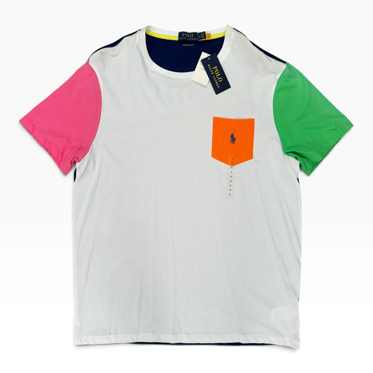 POLO RALPH LAUREN CUSTOM POCKET TEE WHITE