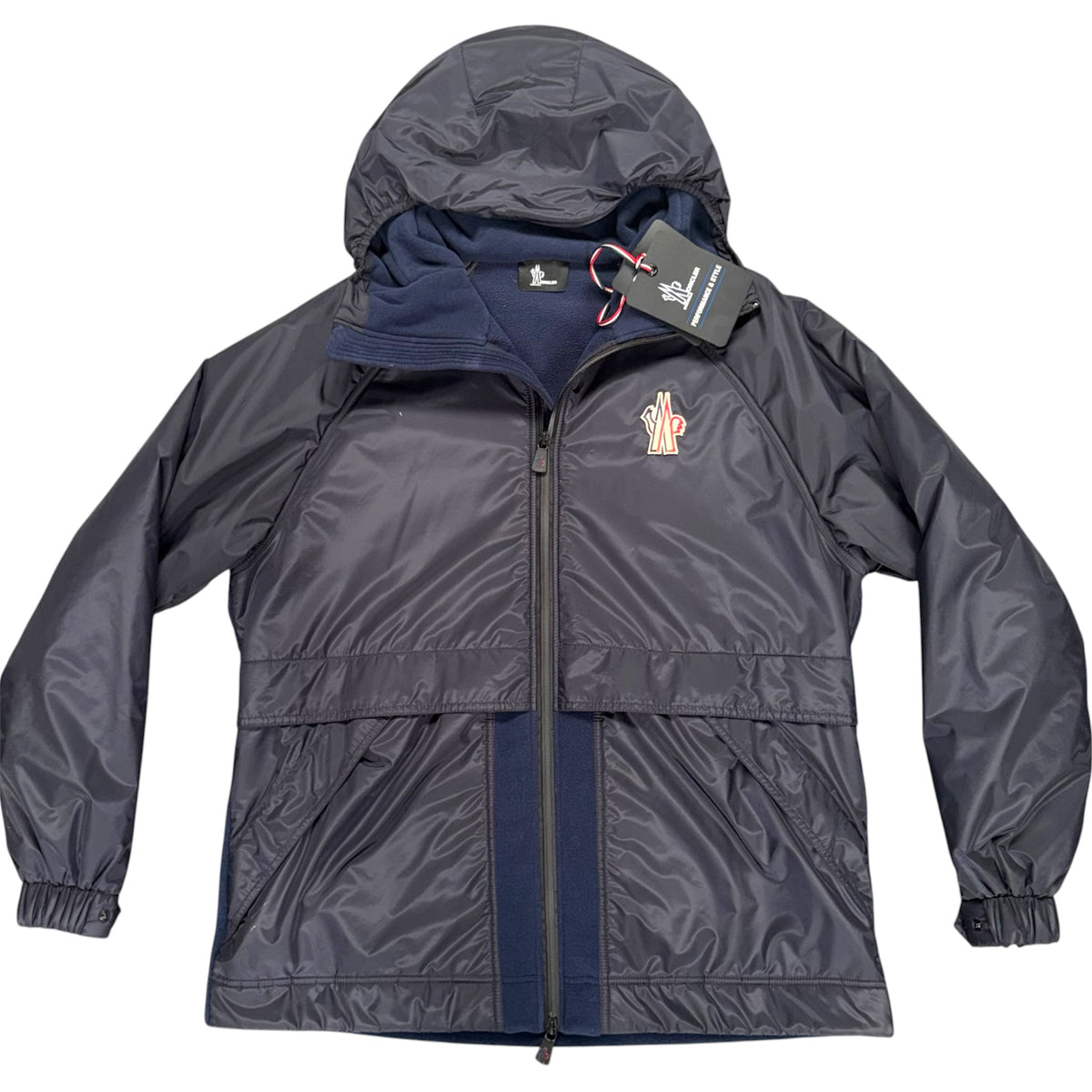 MONCLER GRENOBLE MAGLIA RAINCOAT NAVY