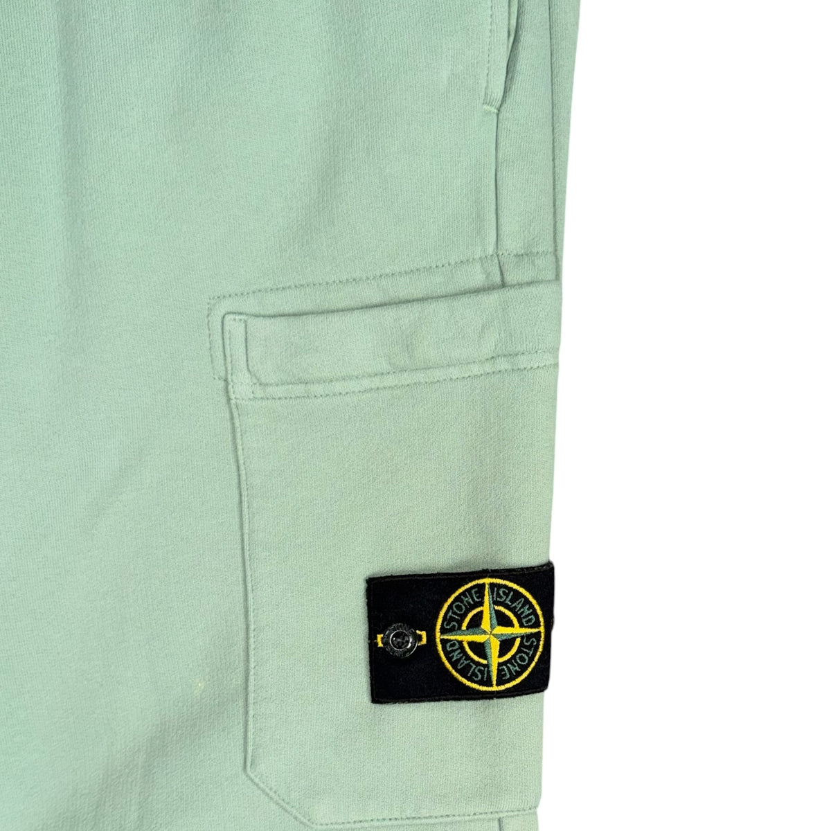 STONE ISLAND COTTON FLEECE TRACKSUIT MINT GREEN