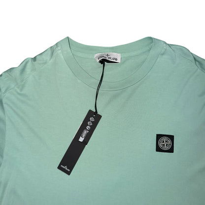 STONE ISLAND LOGO PATCH TEE MINT GREEN