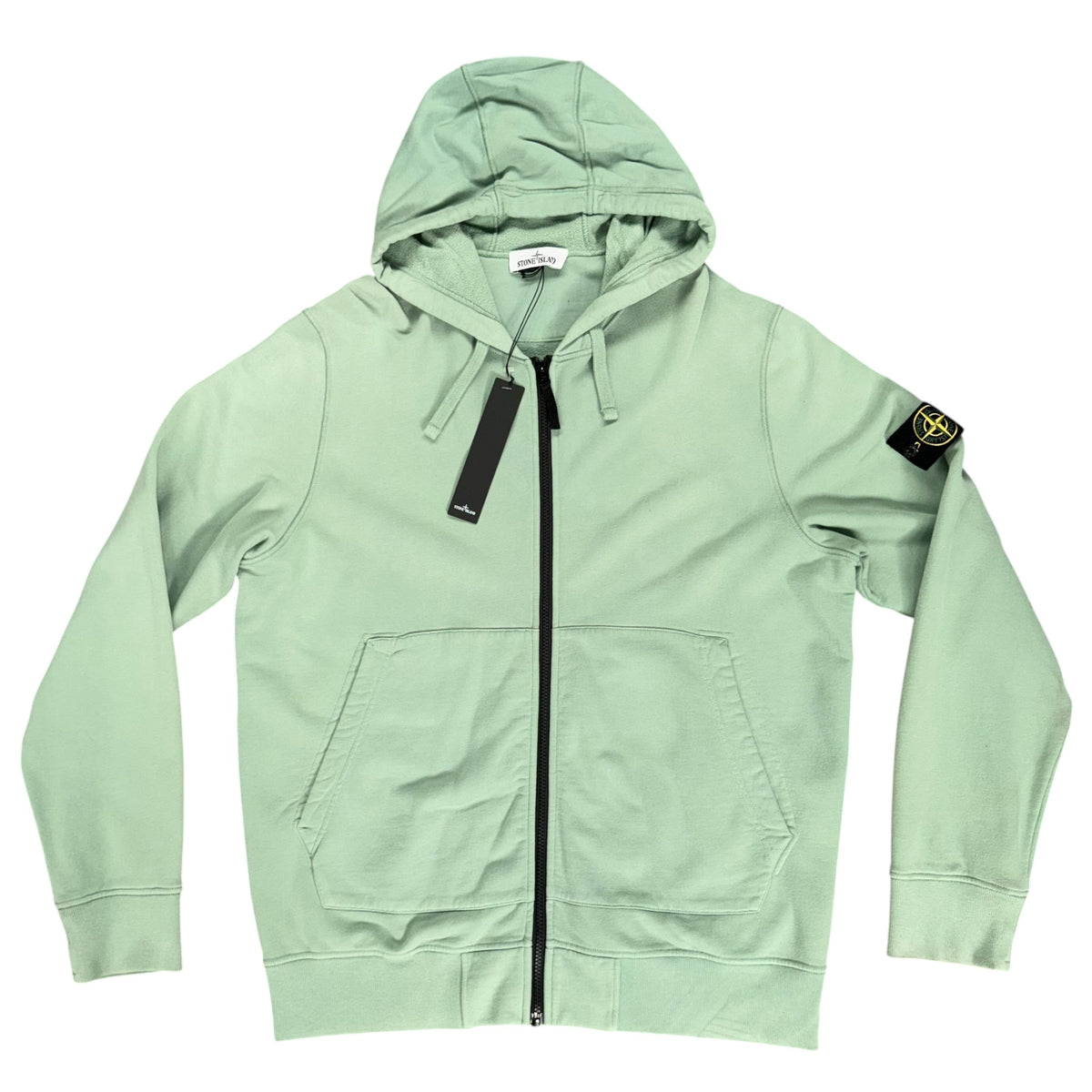 STONE ISLAND COTTON FLEECE TRACKSUIT MINT GREEN