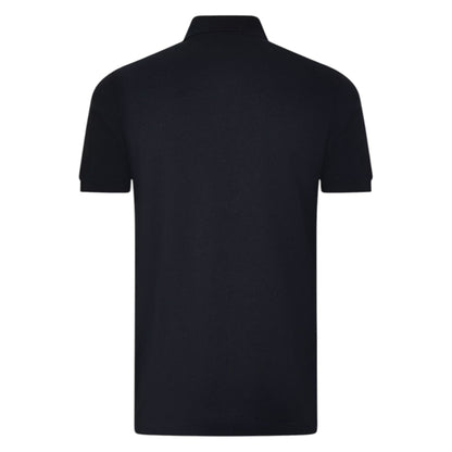 STONE ISLAND PATCH LOGO POLO SHIRT NAVY BLUE
