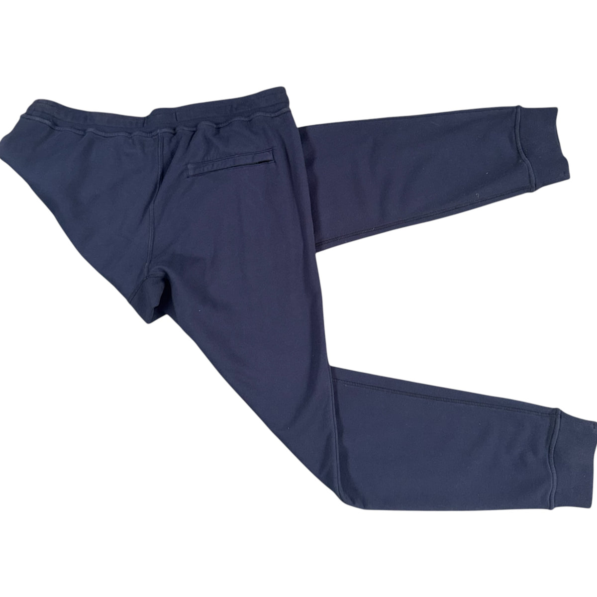 STONE ISLAND SLIM FIT ORGANIC COTTON FLEECE JOGGERS NAVY