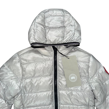 CANADA GOOSE KIDS CROFTON PUFFER JACKET SILVER GREY BIRCH