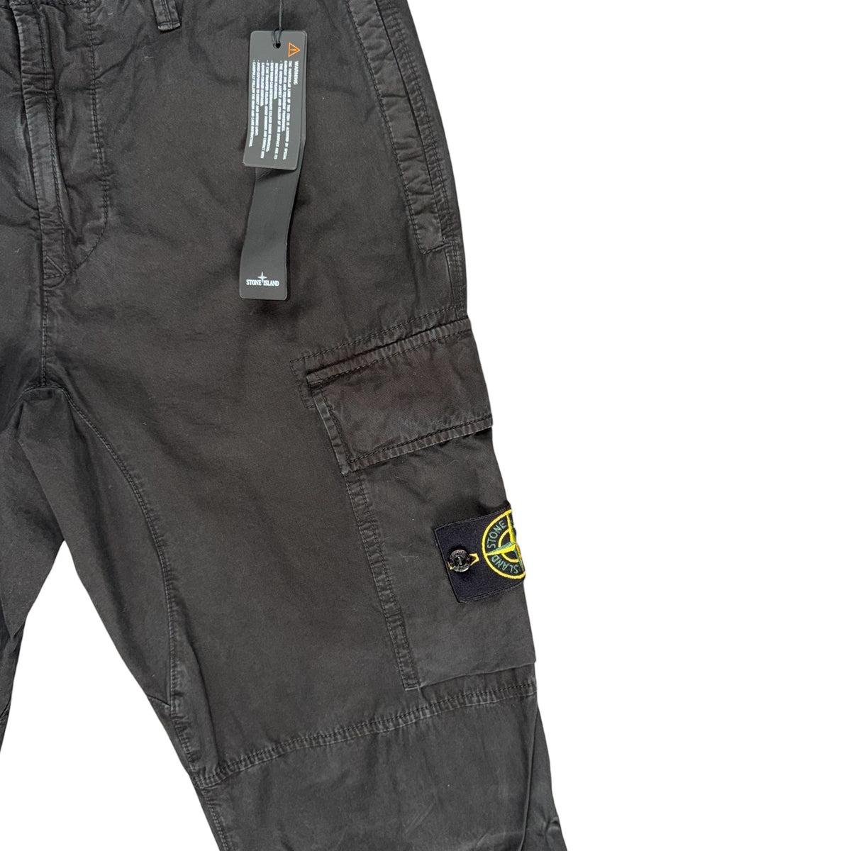 STONE ISLAND CARGO BOTTOMS BLACK