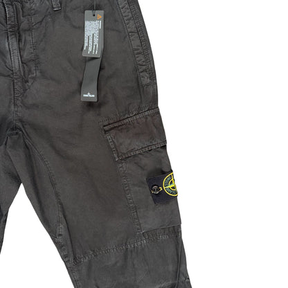 STONE ISLAND CARGO BOTTOMS BLACK