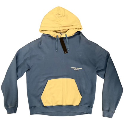 STONE ISLAND MARINA COTTON FLEECE TRACKSUIT BLUE & CREAM