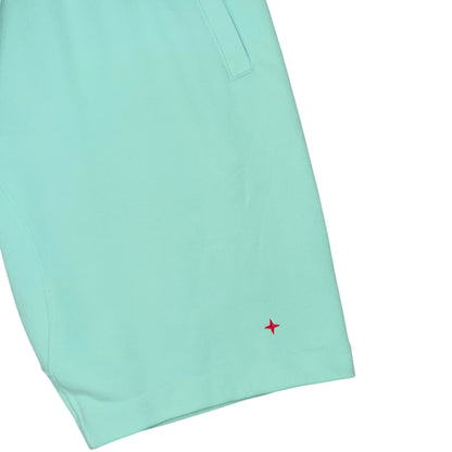 STONE ISLAND MARINA AQUA SWEATSHORTS MINT GREEN