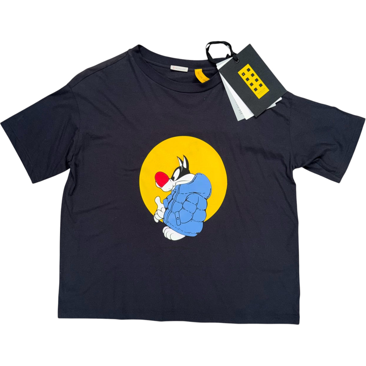 MONCLER GIROCOLLO TEE NAVY