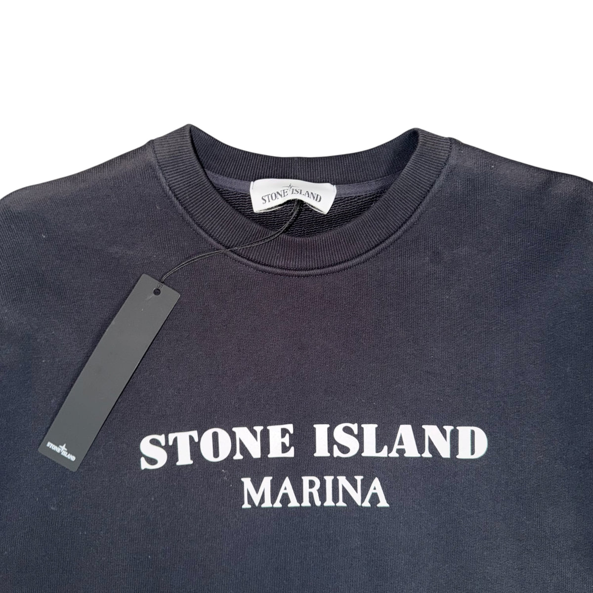 STONE ISLAND MARINA CREWNECK NAVY