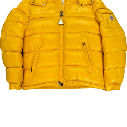 MONCLER MAYA PUFFER JACKET YELLOW