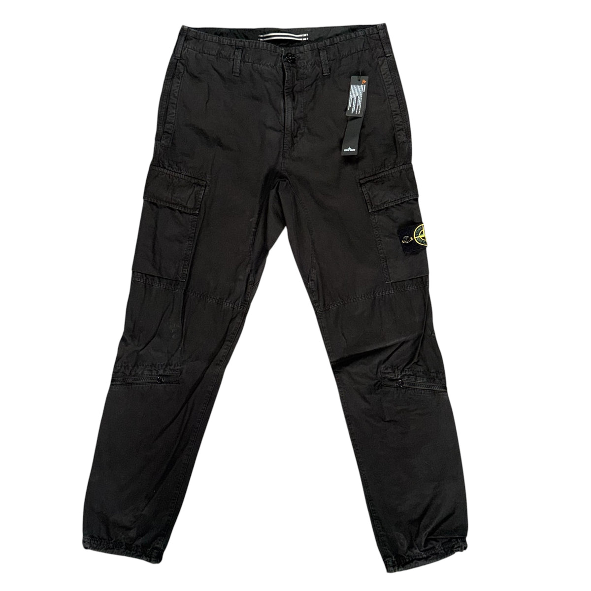 STONE ISLAND CARGO BOTTOMS BLACK