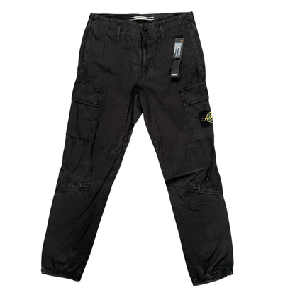 STONE ISLAND CARGO BOTTOMS BLACK