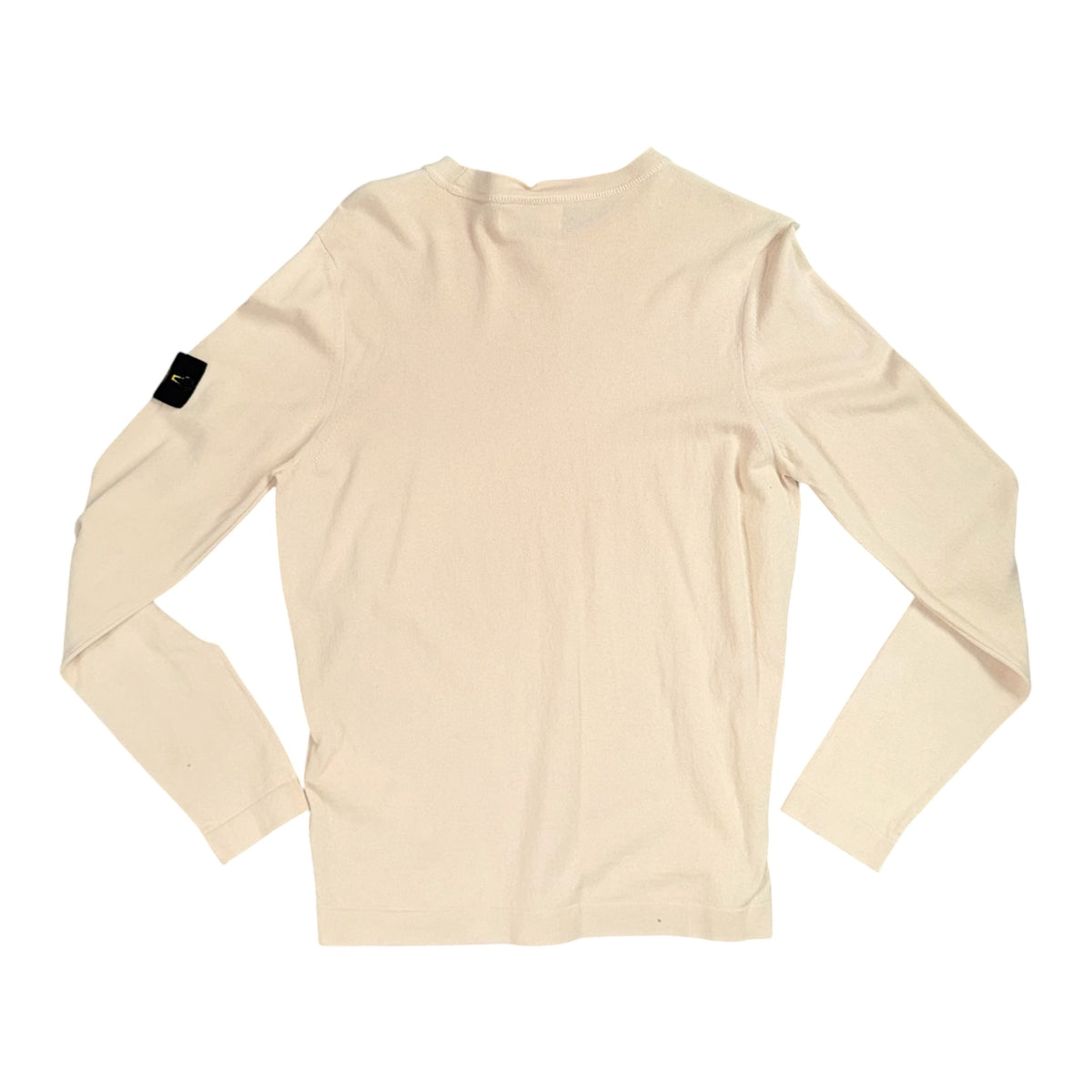 STONE ISLAND CREWNECK SWEATSHIRT CREAM