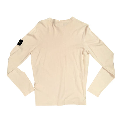 STONE ISLAND CREWNECK SWEATSHIRT CREAM