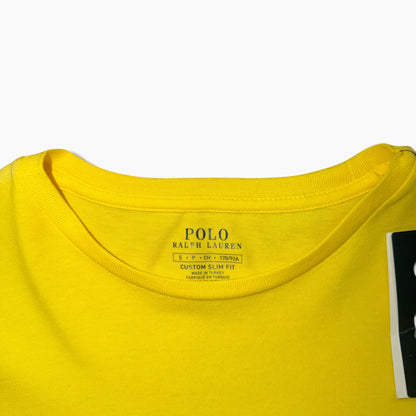 POLO RALPH LAUREN COTTON CREWNECK TEE YELLOW